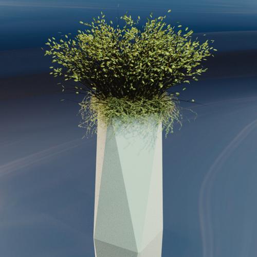 Octagonal Planter (With Shrub) preview image